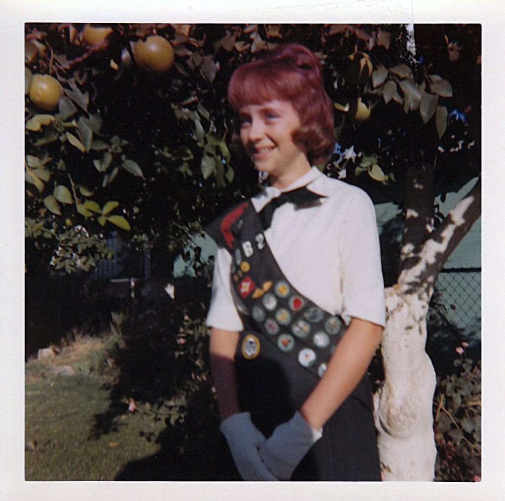 Portrait of Ronda Beaman, Girl Scout.