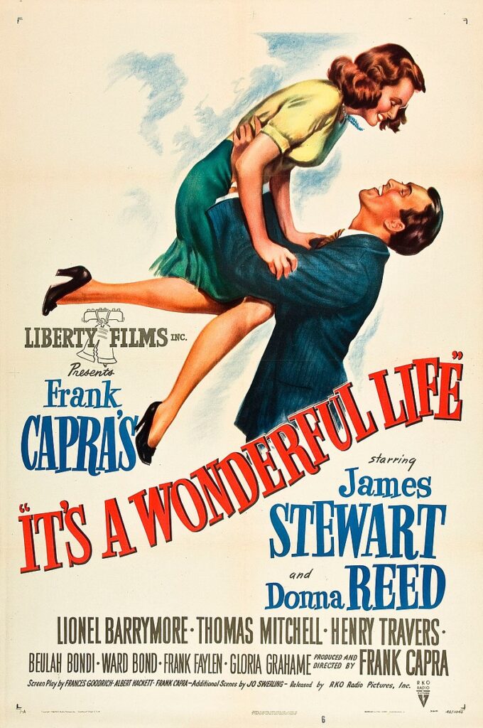Poster of 1946 movie, "It's a Wonderful Life"