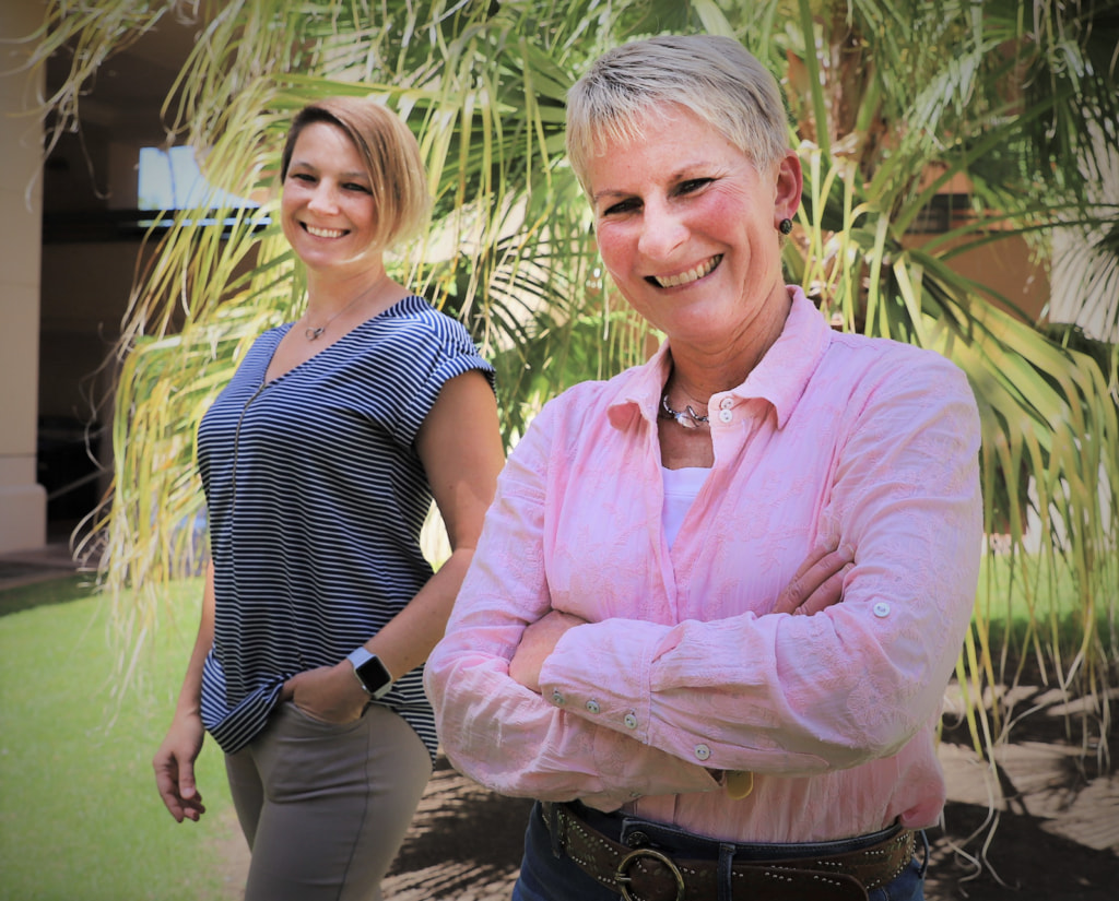 Portrait of Trisha Daughtrey and Sharon Dobson