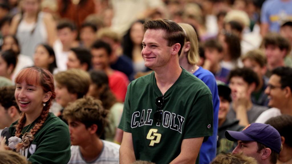 Students participating in a WOW activity