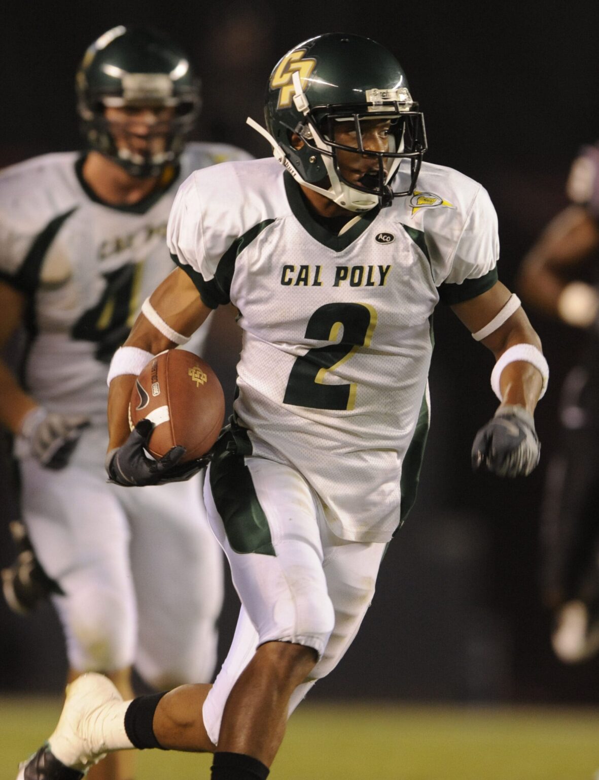 Asa Jackson running with the football