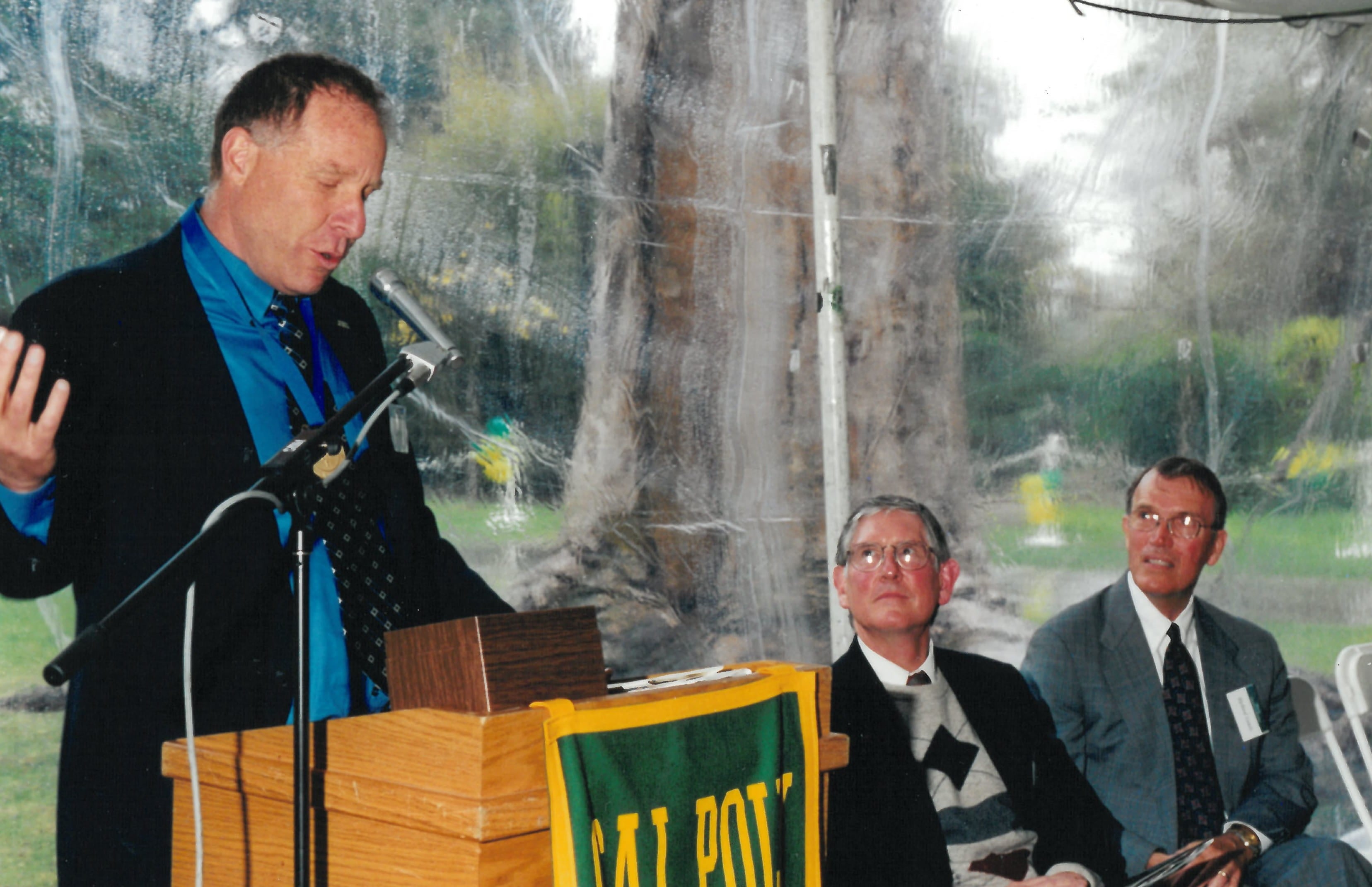 Paul Orfalea speaking during his dedication