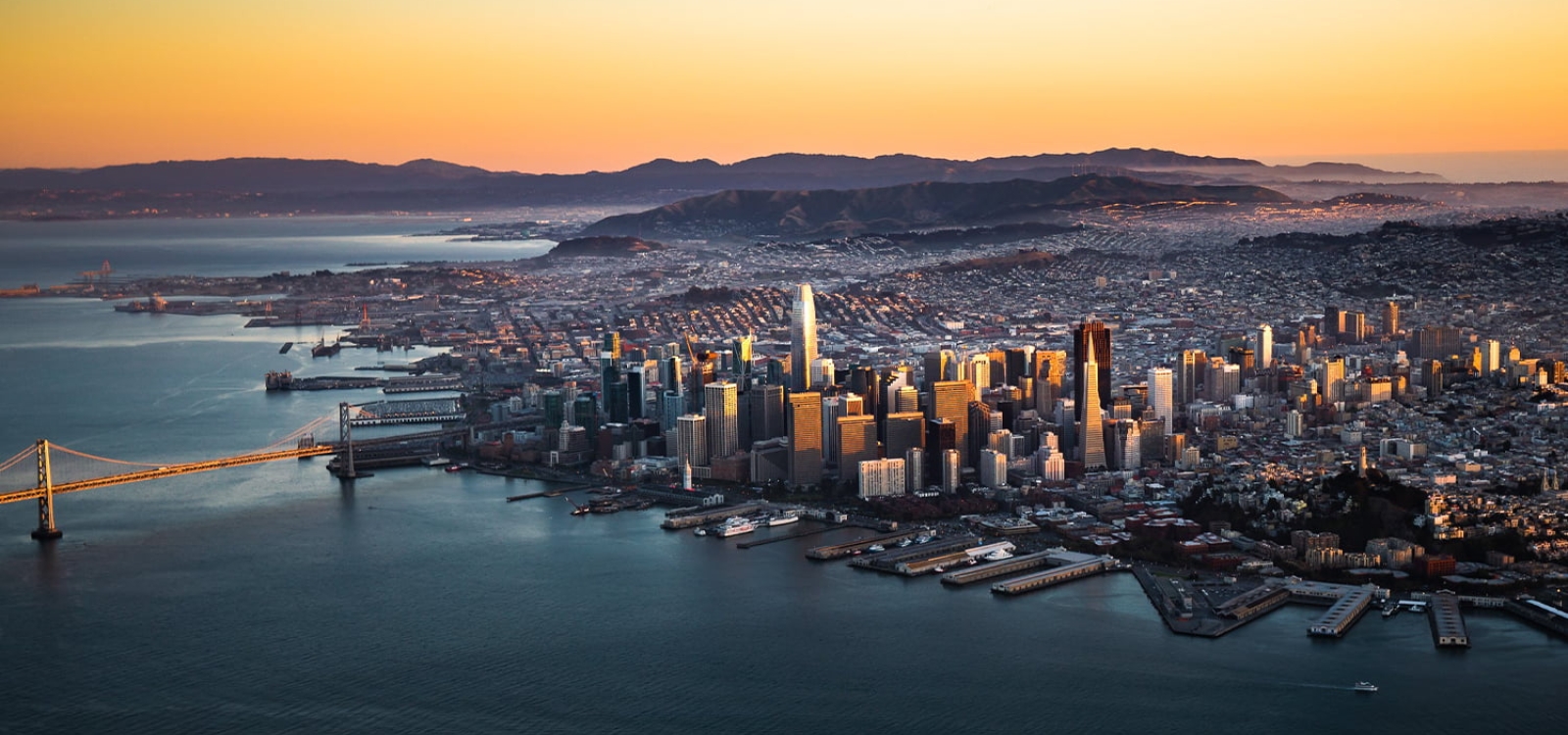 Aerial view of San Francisco