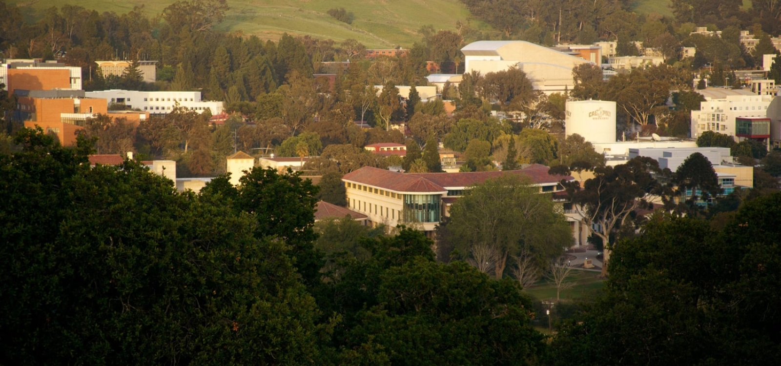 Aerial view of the Orfalea College of Business