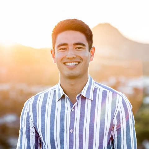 Outdoors portrait of Adam Czerny