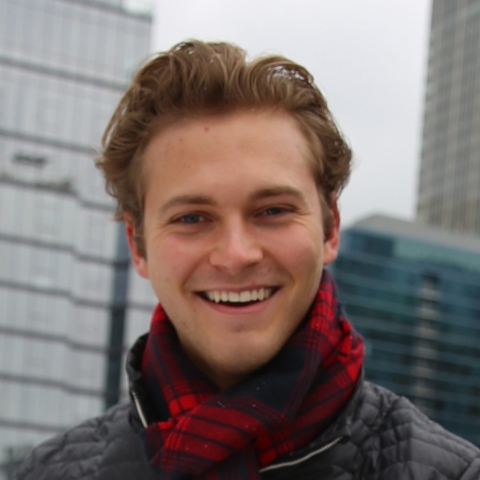 Outdoor portrait of Ben Stephan