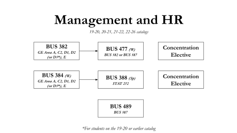 Management and Human Resources Chart