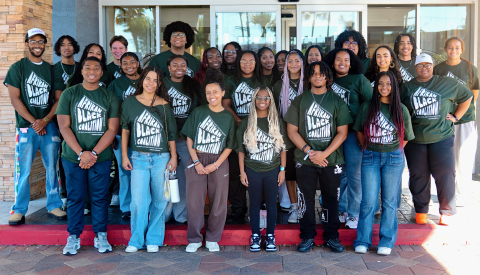 Group shot of the Black Student Union