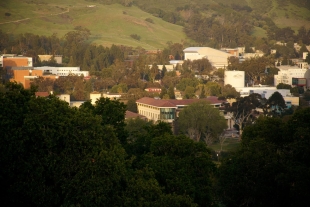 Aerial view of the Orfalea College of Business