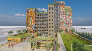 Computer rendering from student proposal