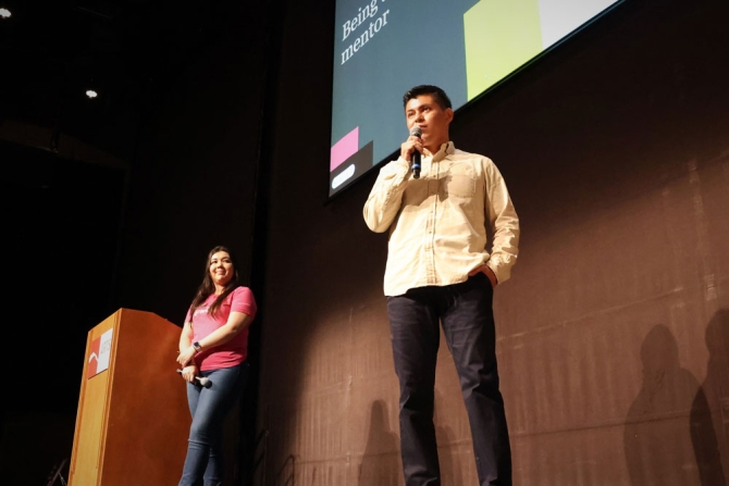Mentor speaking