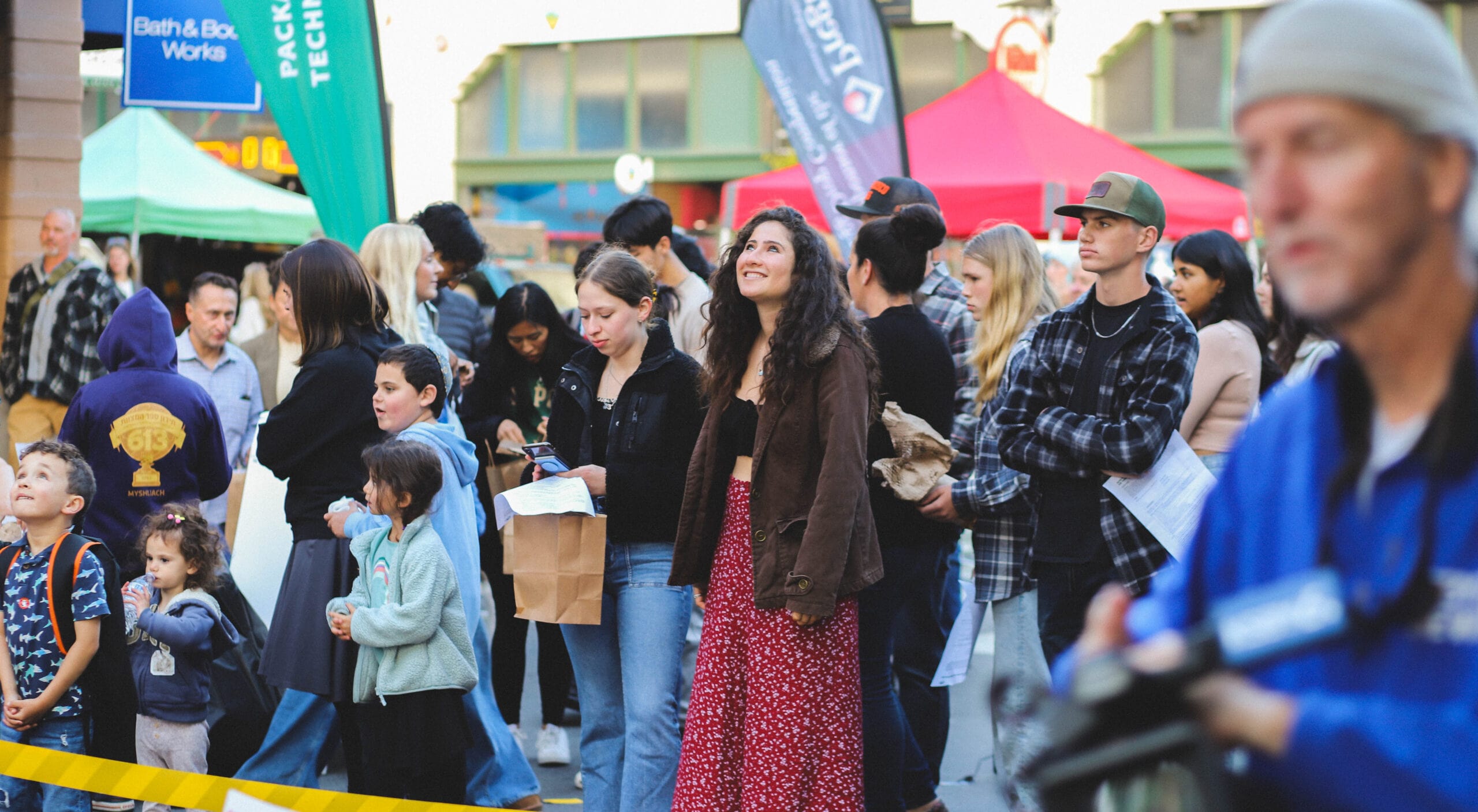 Business student Neta Bar participated in the Egg Drop Competition put on by the Poly Pack Club.