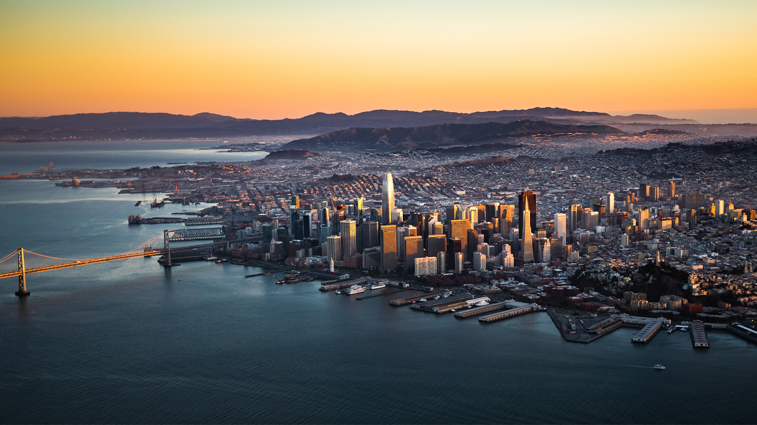 Aerial view of San Francisco