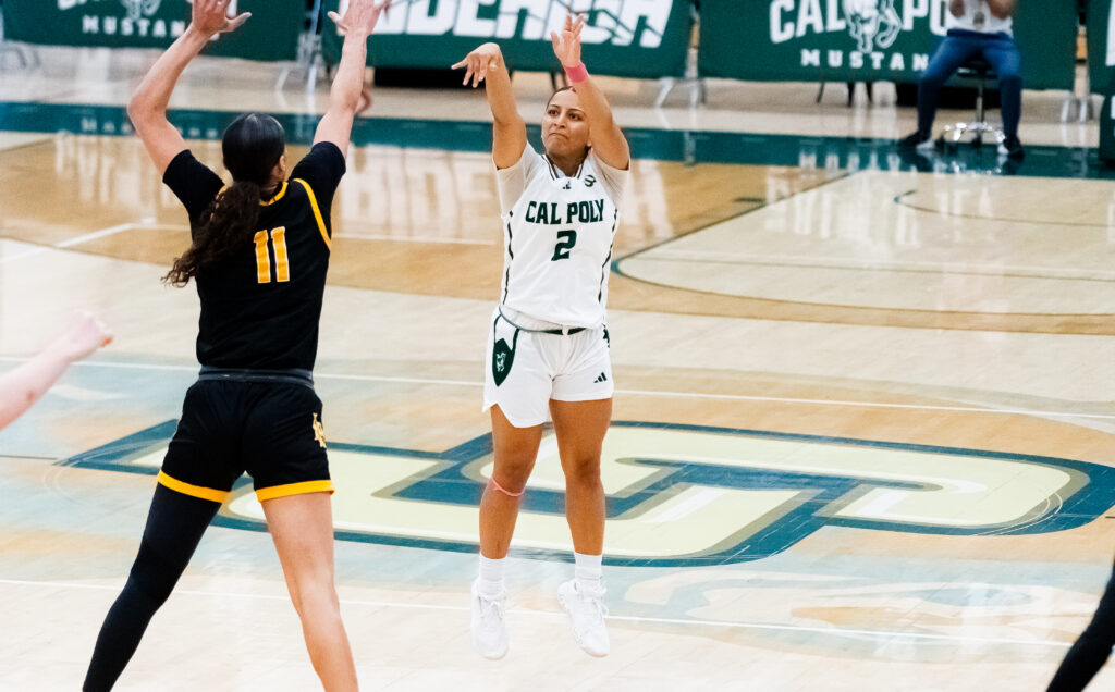 Annika Shah shoots a jumpshot