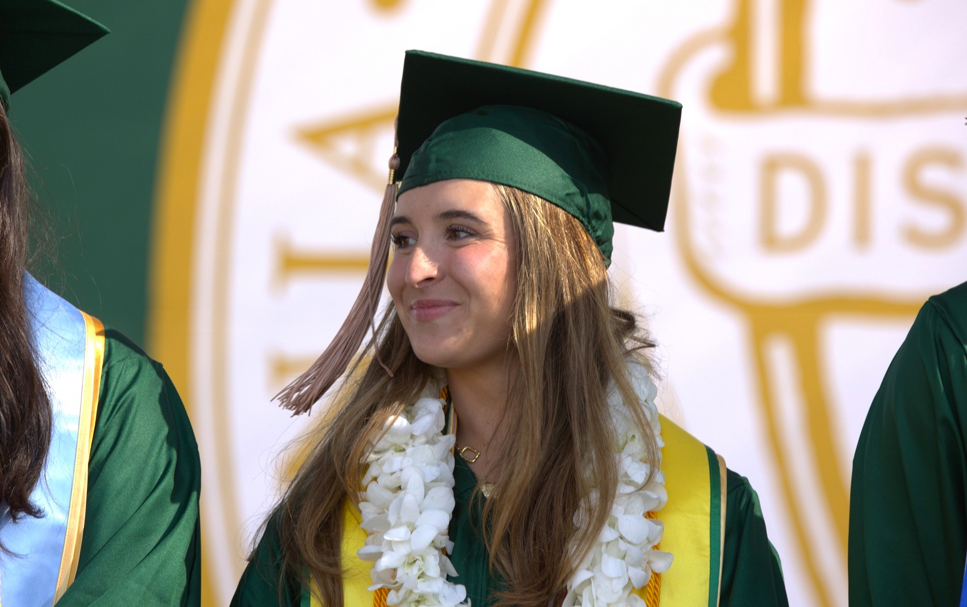 Gabrielle Guitierrez wa recognized during commencement ceremonies